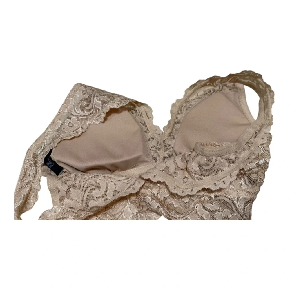 Smart & Sexy Floral Lace Bralette in Nude